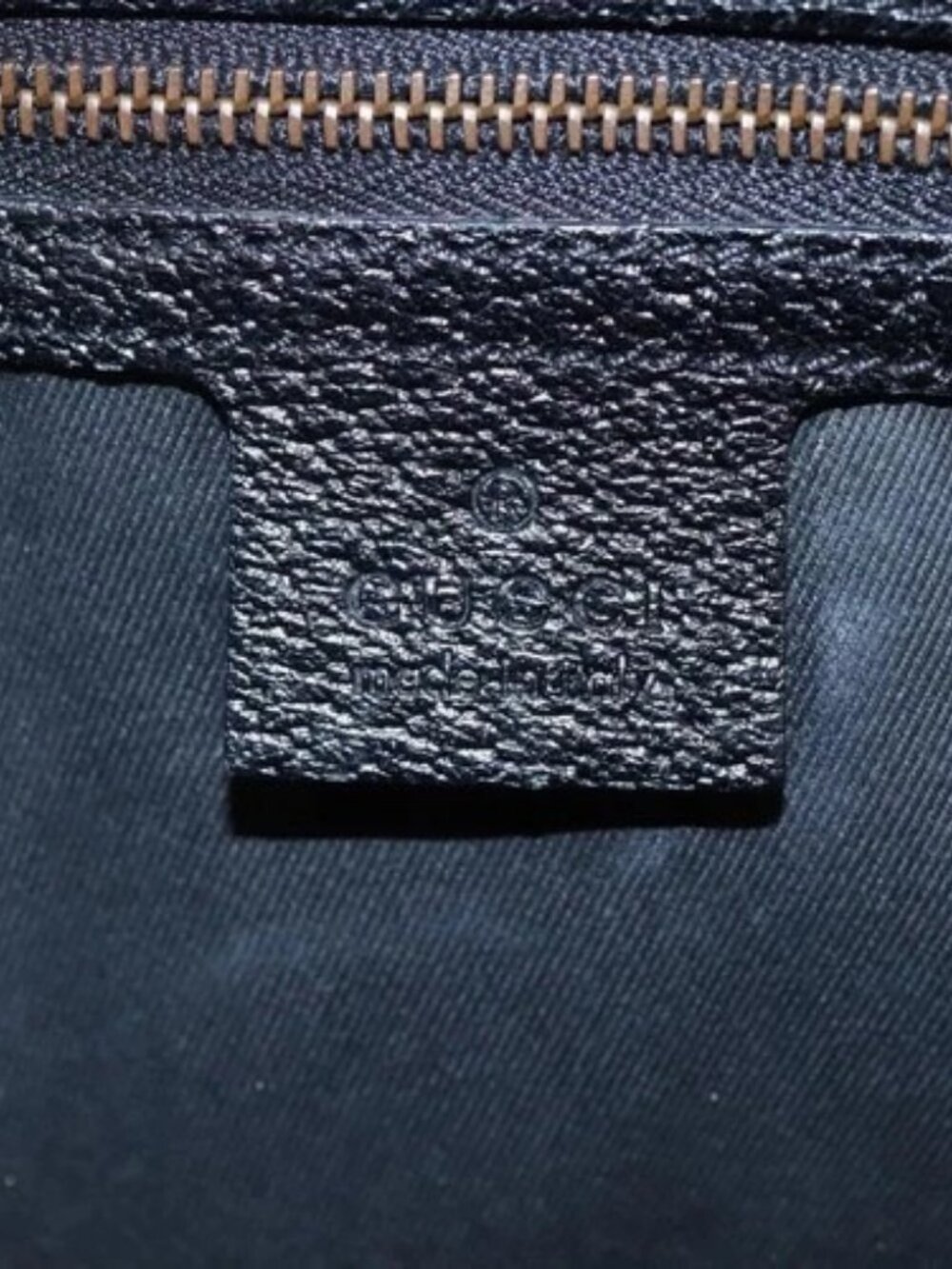 GUCCI GG Canvas Tote Bag Black 120898 Auth nb109 - Picture 12 of 16